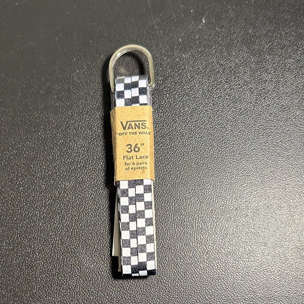 Vans checkerboard shoelaces